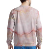 Natural Pink Marble Men's Sweatshirt-grizzshop