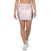 Natural Pink Marble Mini Skirt-grizzshop