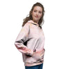 Natural Pink Marble Women's Hoodie-grizzshop