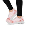 Natural Pink Marble Women's Sneakers-grizzshop