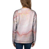 Natural Pink Marble Women's Sweatshirt-grizzshop