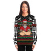 Naughty Santa Bouncer Ugly Christmas Sweater-grizzshop