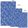 Nautical Anchor Pattern Print Floor Mat-grizzshop