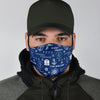 Nautical Anchor Print Pattern Face Mask-grizzshop