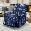 Nautical Anchor Print Pattern Recliner Cover-grizzshop