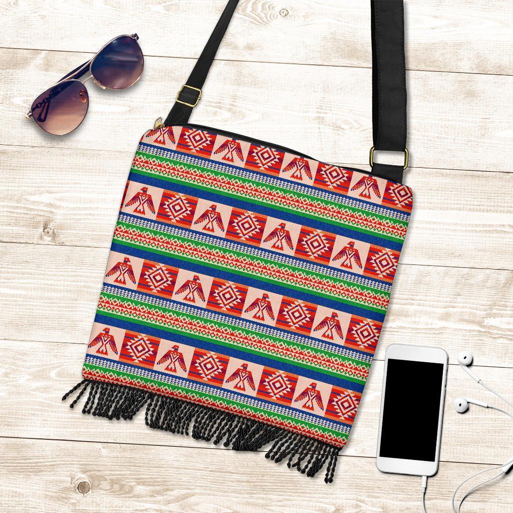 Navajo Aztec Tribal Native Indians American Print Crossbody Bags-grizzshop