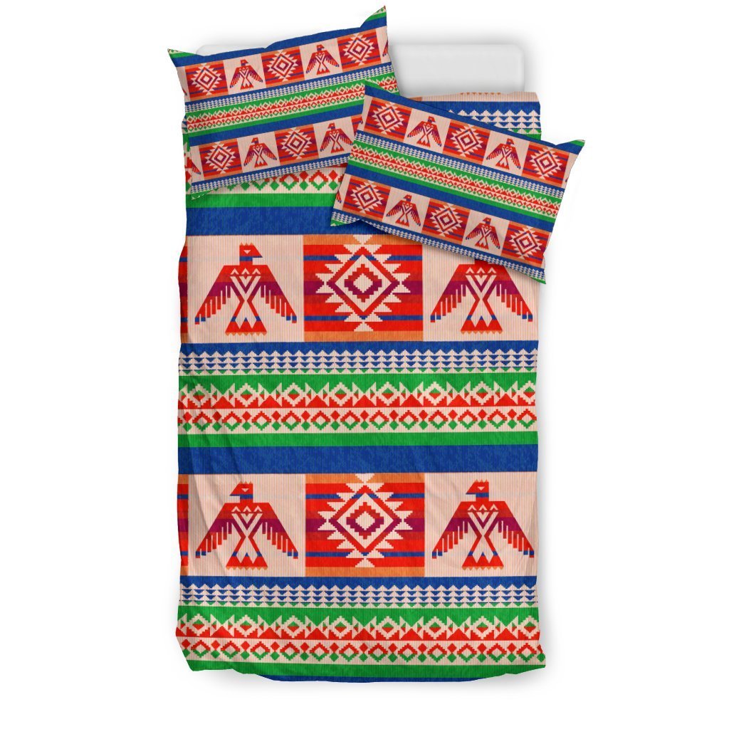 Navajo Aztec Tribal Native Indians American Print Duvet Cover Bedding Set-grizzshop