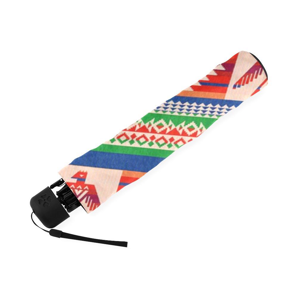 Navajo Aztec Tribal Native Indians American Print Foldable Umbrella-grizzshop