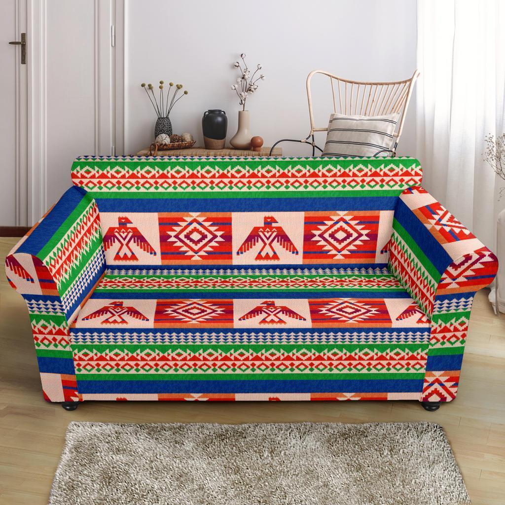 Navajo Aztec Tribal Native Indians American Print Loveseat Cover-grizzshop