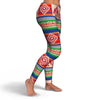 Navajo Aztec Tribal Native Indians American Print Pattern Women Leggings-grizzshop