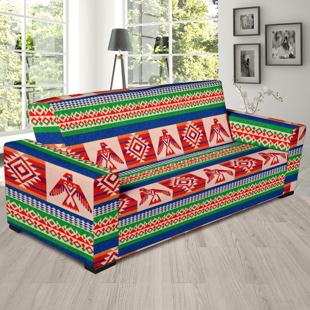 Navajo Aztec Tribal Native Indians American Print Sofa Covers-grizzshop