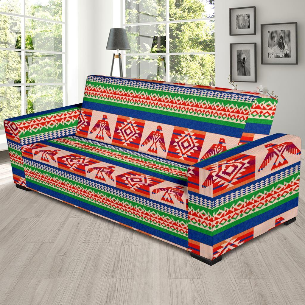 Navajo Aztec Tribal Native Indians American Print Sofa Covers-grizzshop