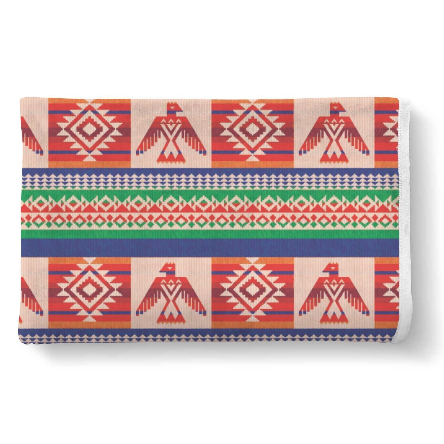 Navajo Aztec Tribal Native Indians American Print Throw Blanket-grizzshop