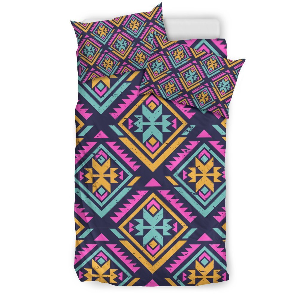 Navajo Indians Aztec Tribal Native American Print Duvet Cover Bedding Set-grizzshop