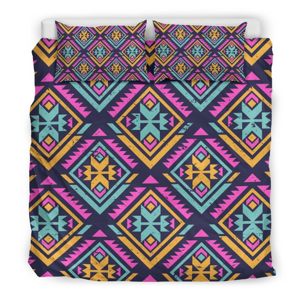 Navajo Indians Aztec Tribal Native American Print Duvet Cover Bedding Set-grizzshop