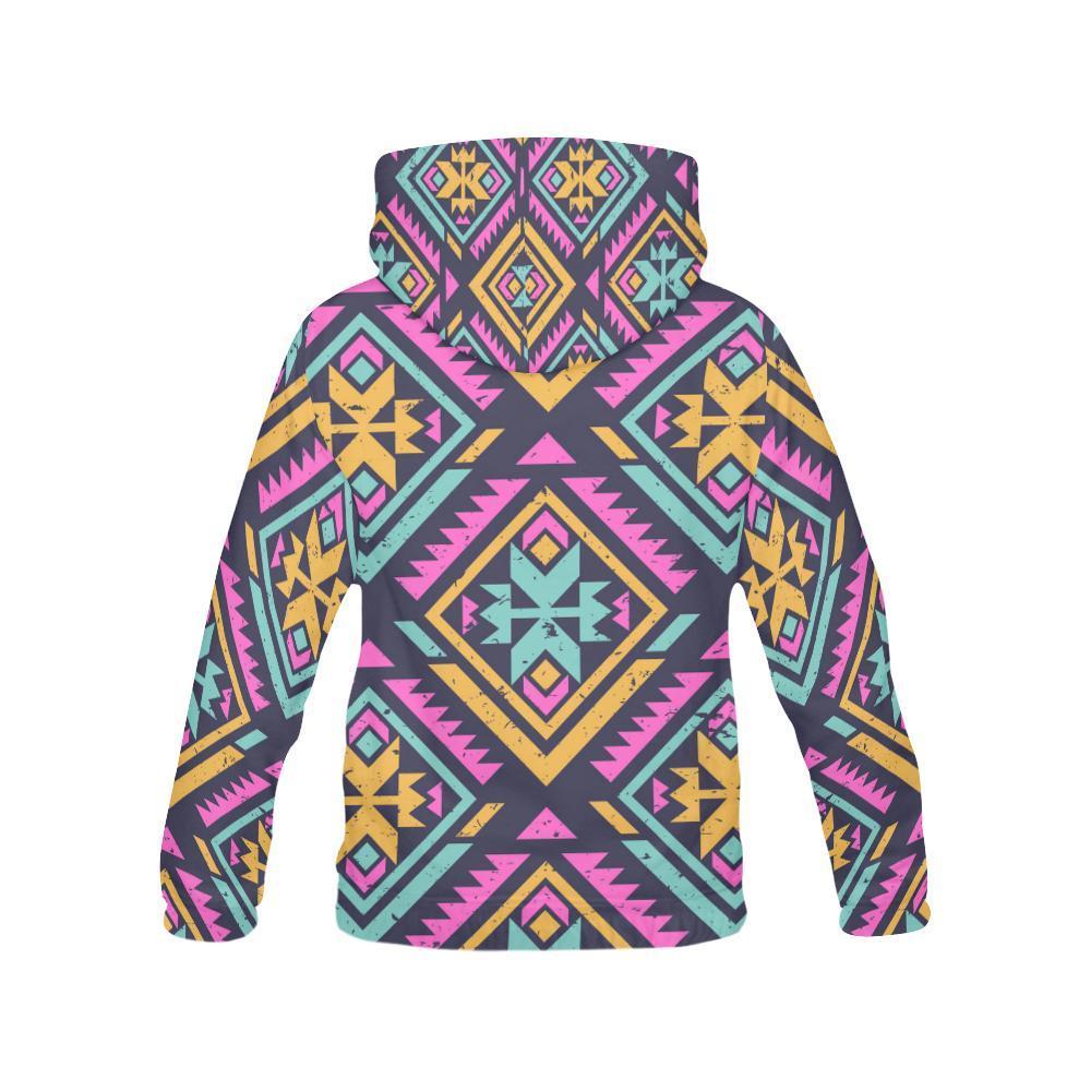 Navajo Indians Aztec Tribal Native American Print Men Pullover Hoodie-grizzshop