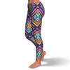 Navajo Indians Aztec Tribal Native American Print Pattern Women Leggings-grizzshop