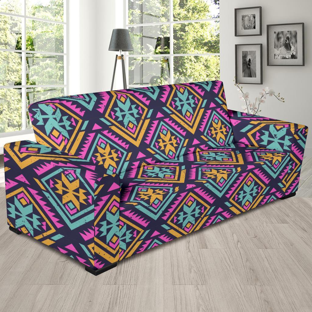 Navajo Indians Aztec Tribal Native American Print Sofa Covers-grizzshop