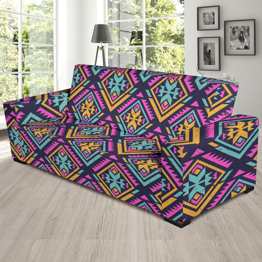 Navajo Indians Aztec Tribal Native American Print Sofa Covers-grizzshop