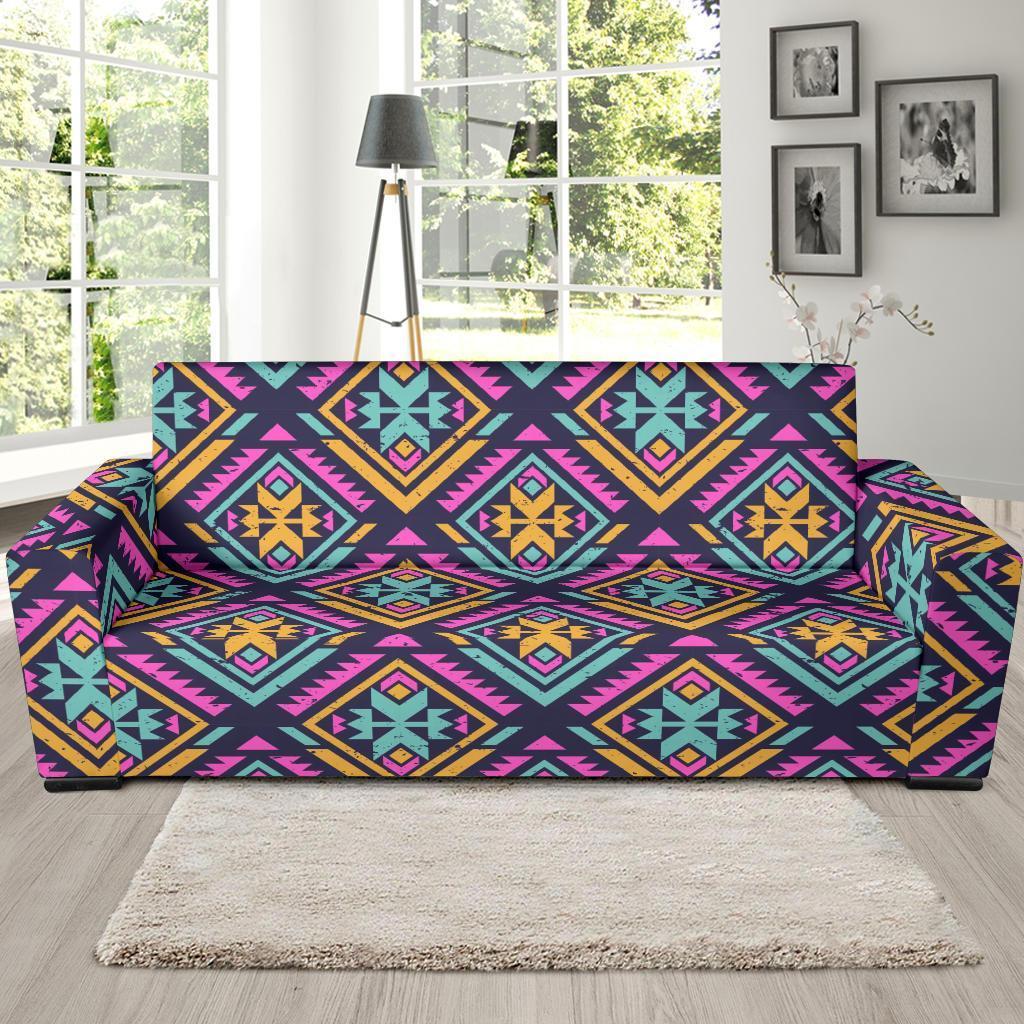 Navajo Indians Aztec Tribal Native American Print Sofa Covers-grizzshop