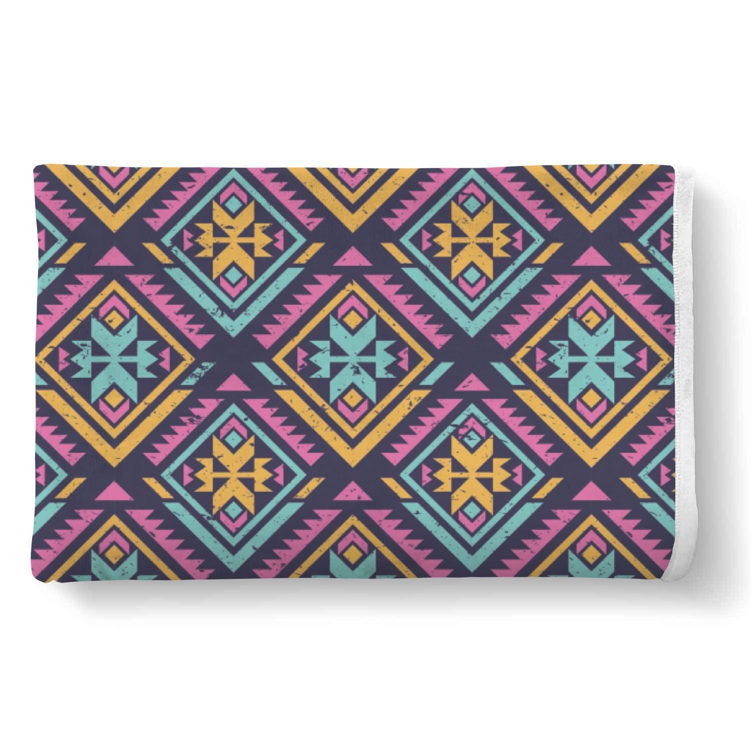 Navajo Indians Aztec Tribal Native American Print Throw Blanket-grizzshop