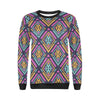 Navajo Indians Aztec Tribal Native American Print Women Crewneck Sweatshirt-grizzshop