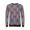 Navajo Indians Aztec Tribal Native American Print Women Crewneck Sweatshirt-grizzshop