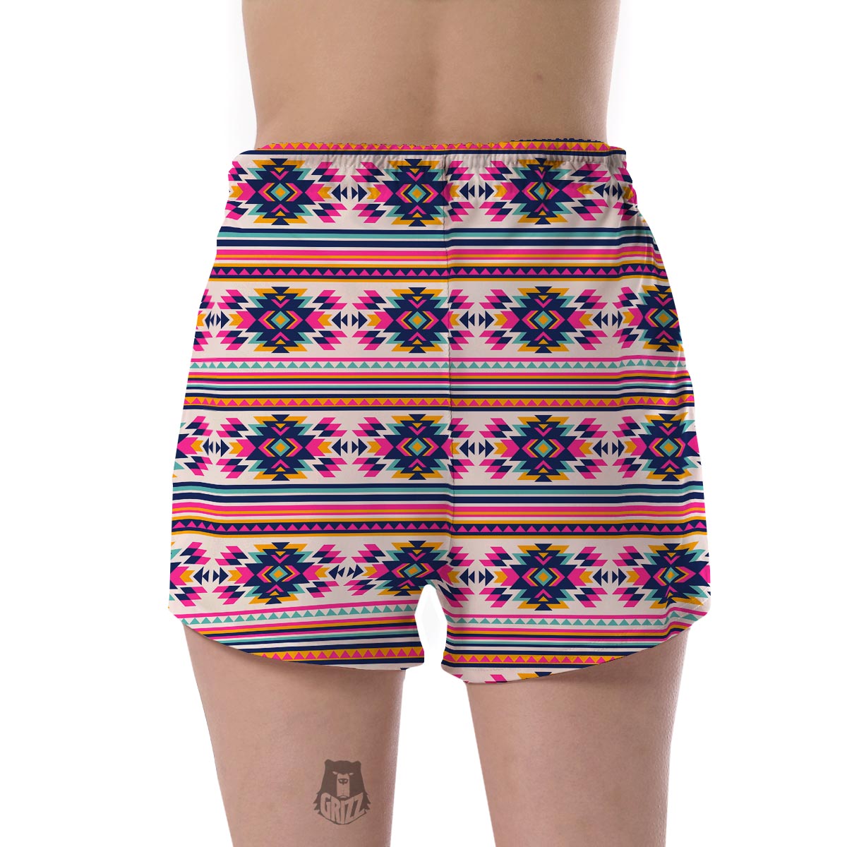 Navajo Native American Indians Aztec Pendleton Tribal Print Women's Shorts-grizzshop