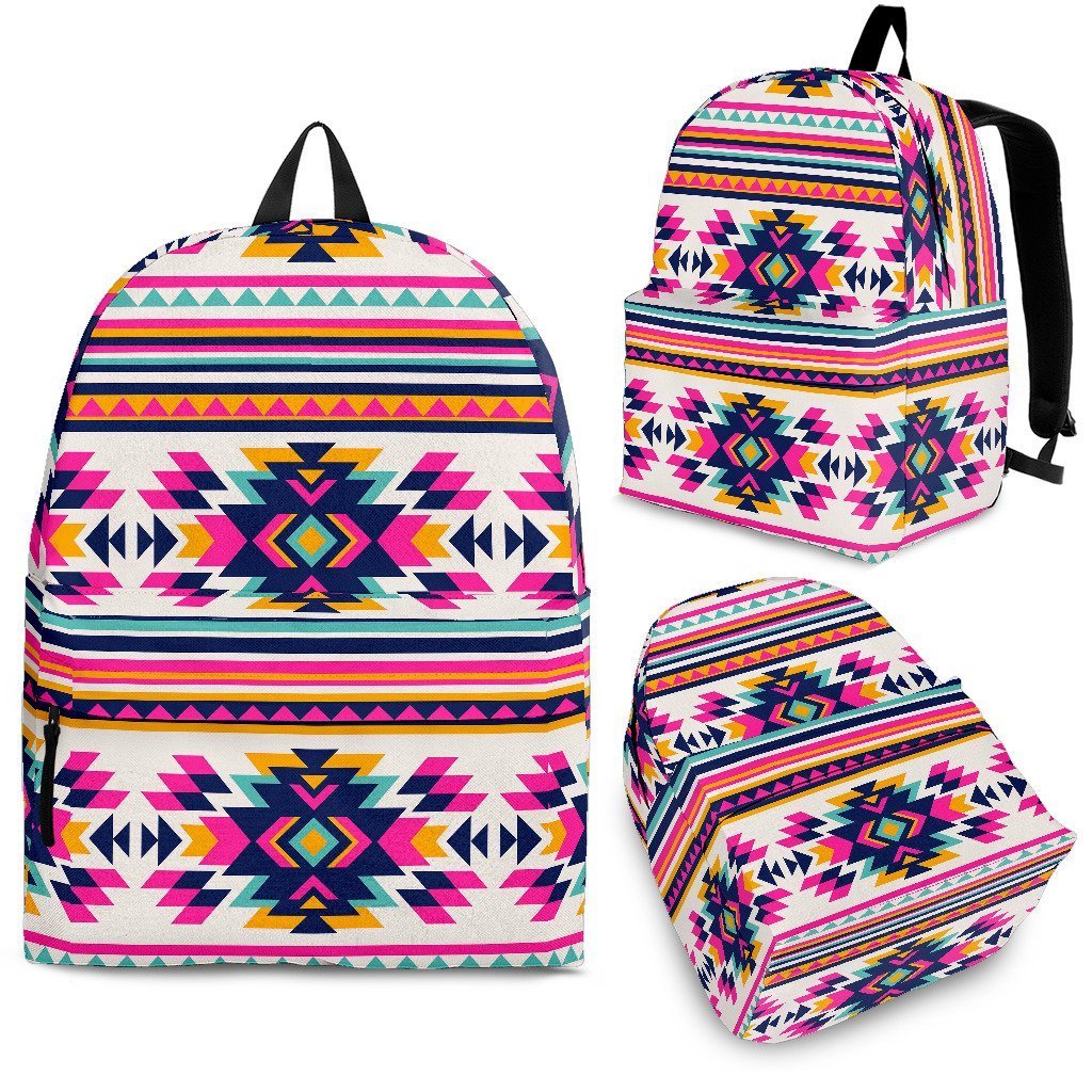 Navajo Native American Indians Aztec Tribal Print Backpack-grizzshop