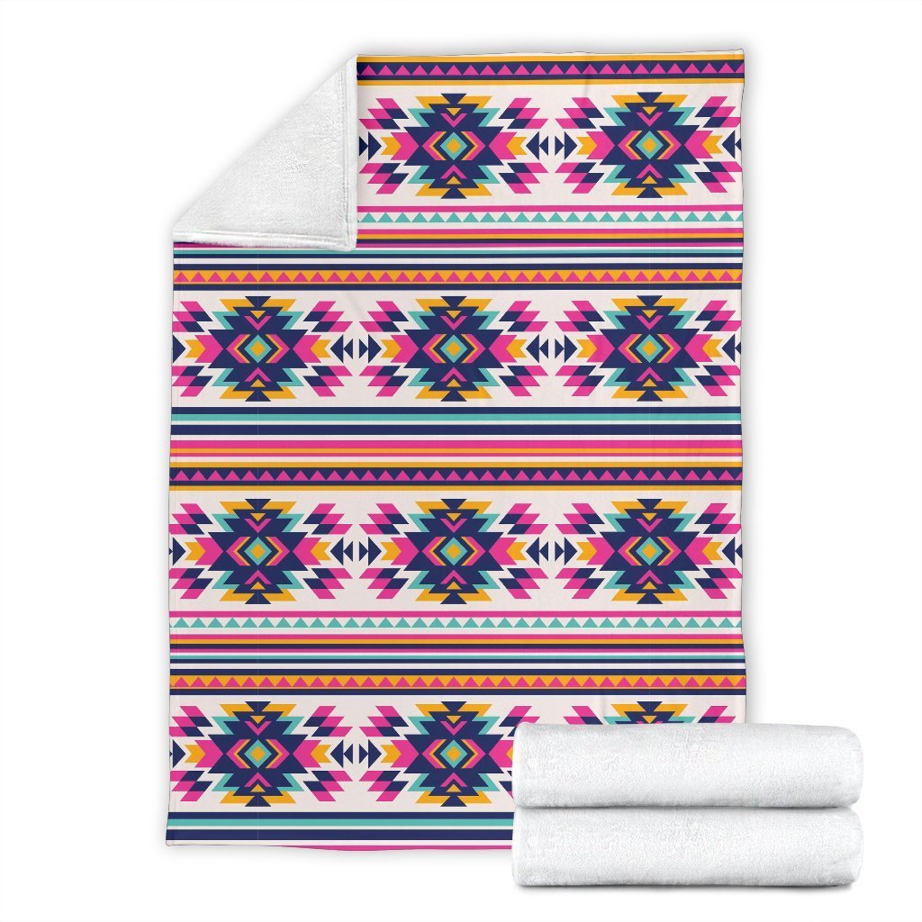 Navajo Native American Indians Aztec Tribal Print Blanket-grizzshop