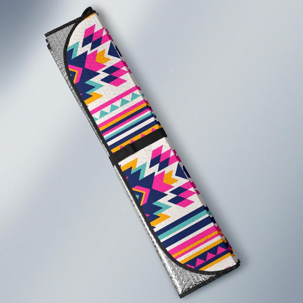 Navajo Native American Indians Aztec Tribal Print Car Sun Shade-grizzshop