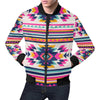 Navajo Native American Indians Aztec Tribal Print Men's Bomber Jacket-grizzshop