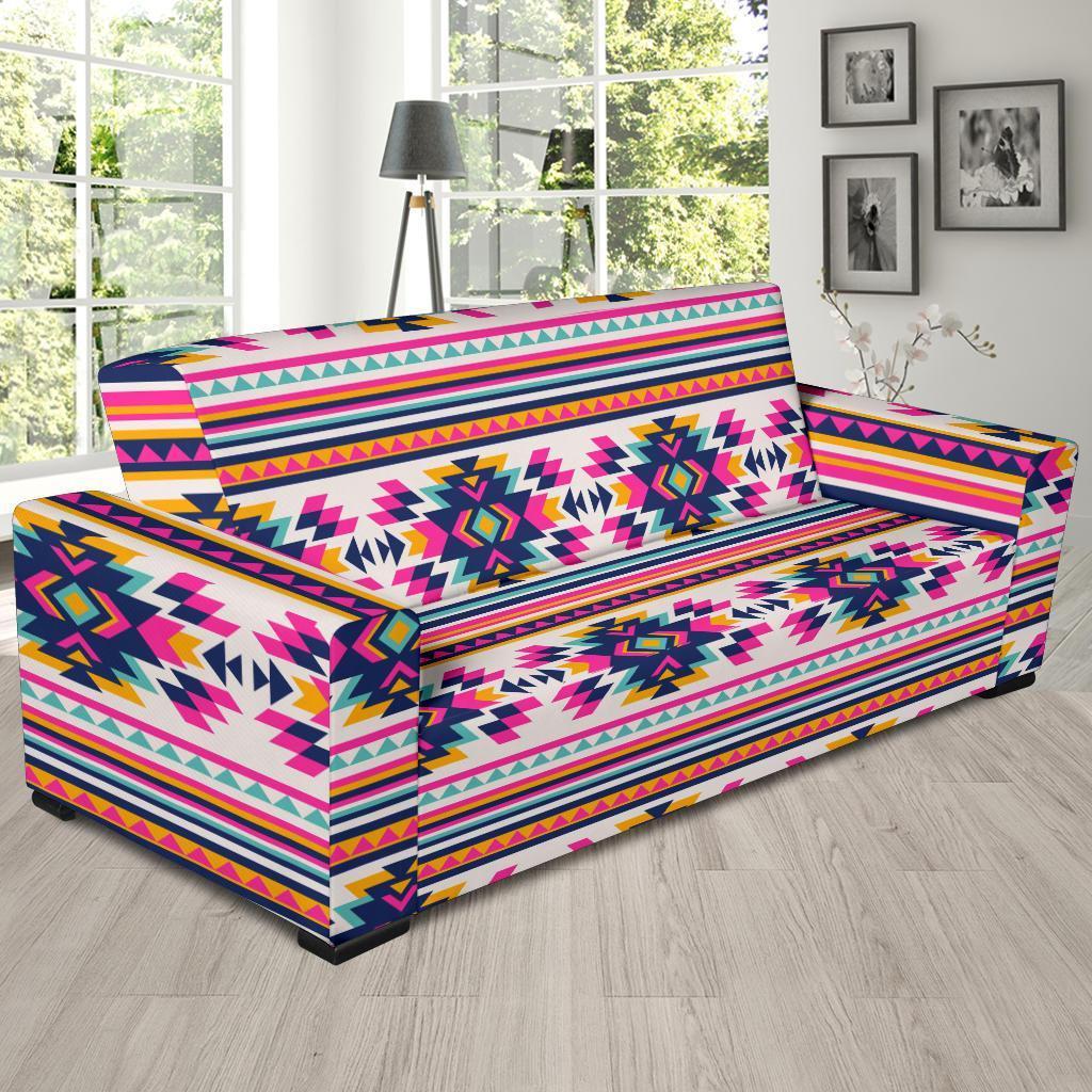 Navajo Native American Indians Aztec Tribal Print Sofa Covers-grizzshop