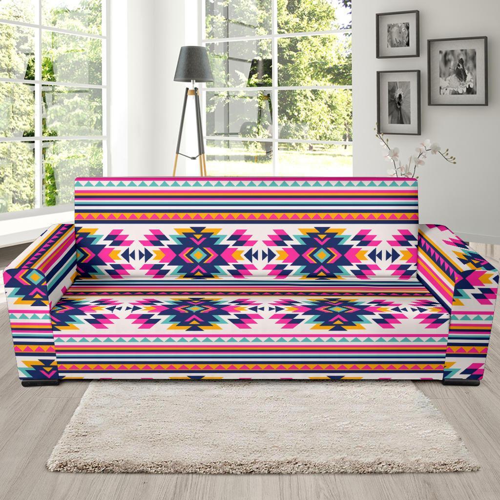 Navajo Native American Indians Aztec Tribal Print Sofa Covers-grizzshop