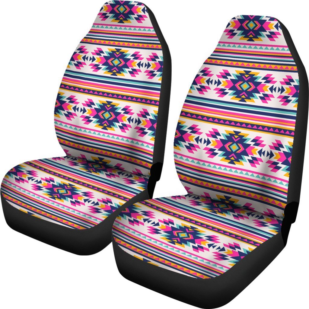 Navajo Native American Indians Aztec Tribal Print Universal Fit Car Seat Cover-grizzshop