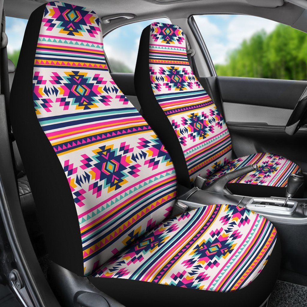 Navajo Native American Indians Aztec Tribal Print Universal Fit Car Seat Cover-grizzshop
