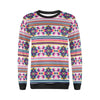 Navajo Native American Indians Aztec Tribal Print Women Crewneck Sweatshirt-grizzshop