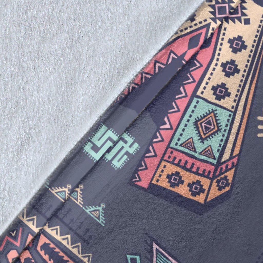 Navajo Native Aztec Indians American Tribal Print Blanket-grizzshop