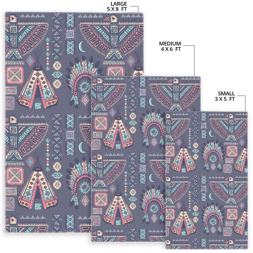 Navajo Native Aztec Indians American Tribal Print Floor Mat-grizzshop