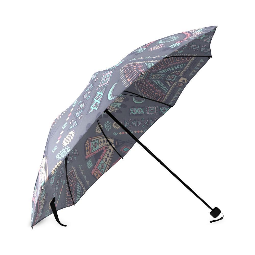 Navajo Native Aztec Indians American Tribal Print Foldable Umbrella-grizzshop