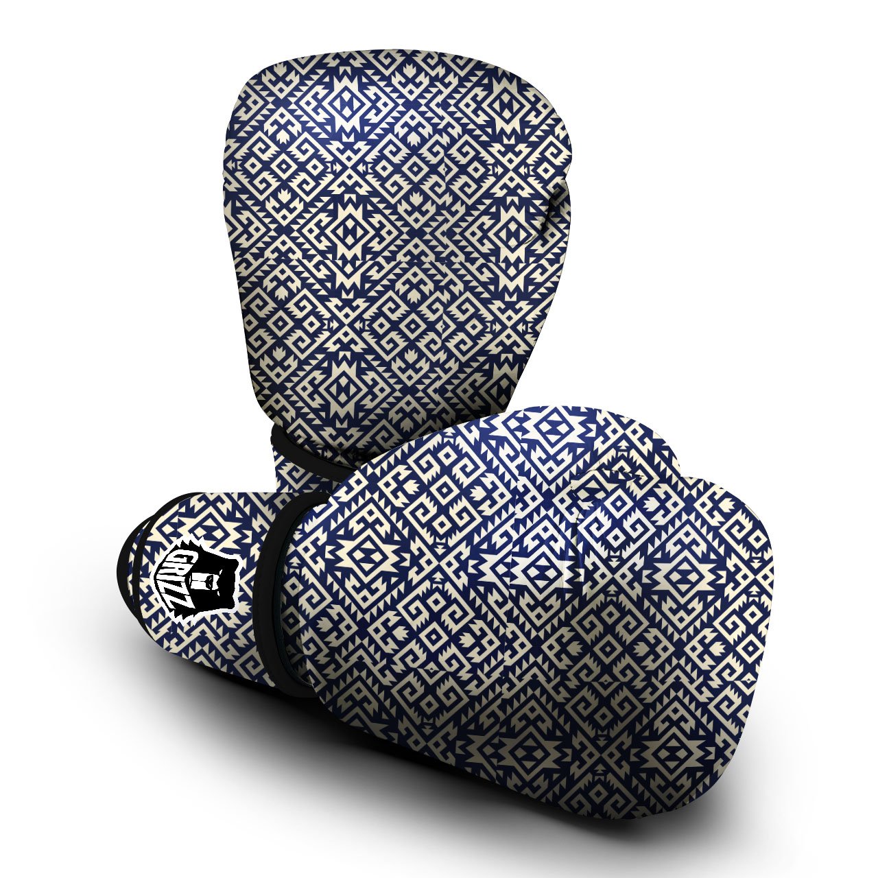 Navajo Native Indian Print Pattern Boxing Gloves-grizzshop