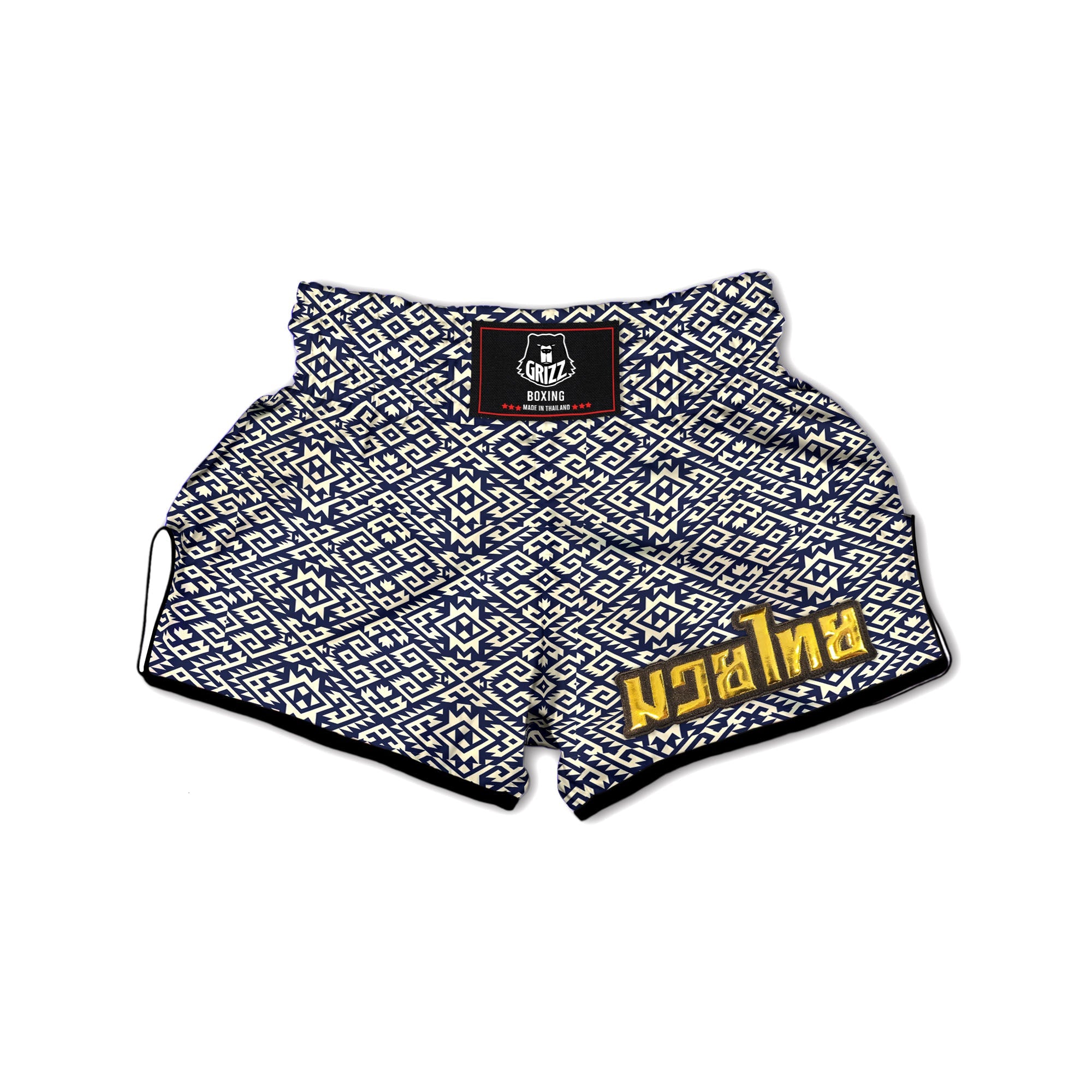 Navajo Native Indian Print Pattern Muay Thai Boxing Shorts-grizzshop