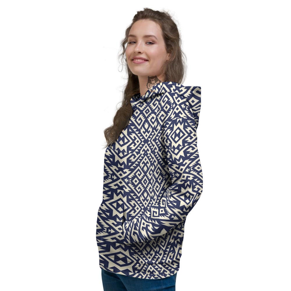Navajo Native Indian Print Pattern Women's Hoodie-grizzshop