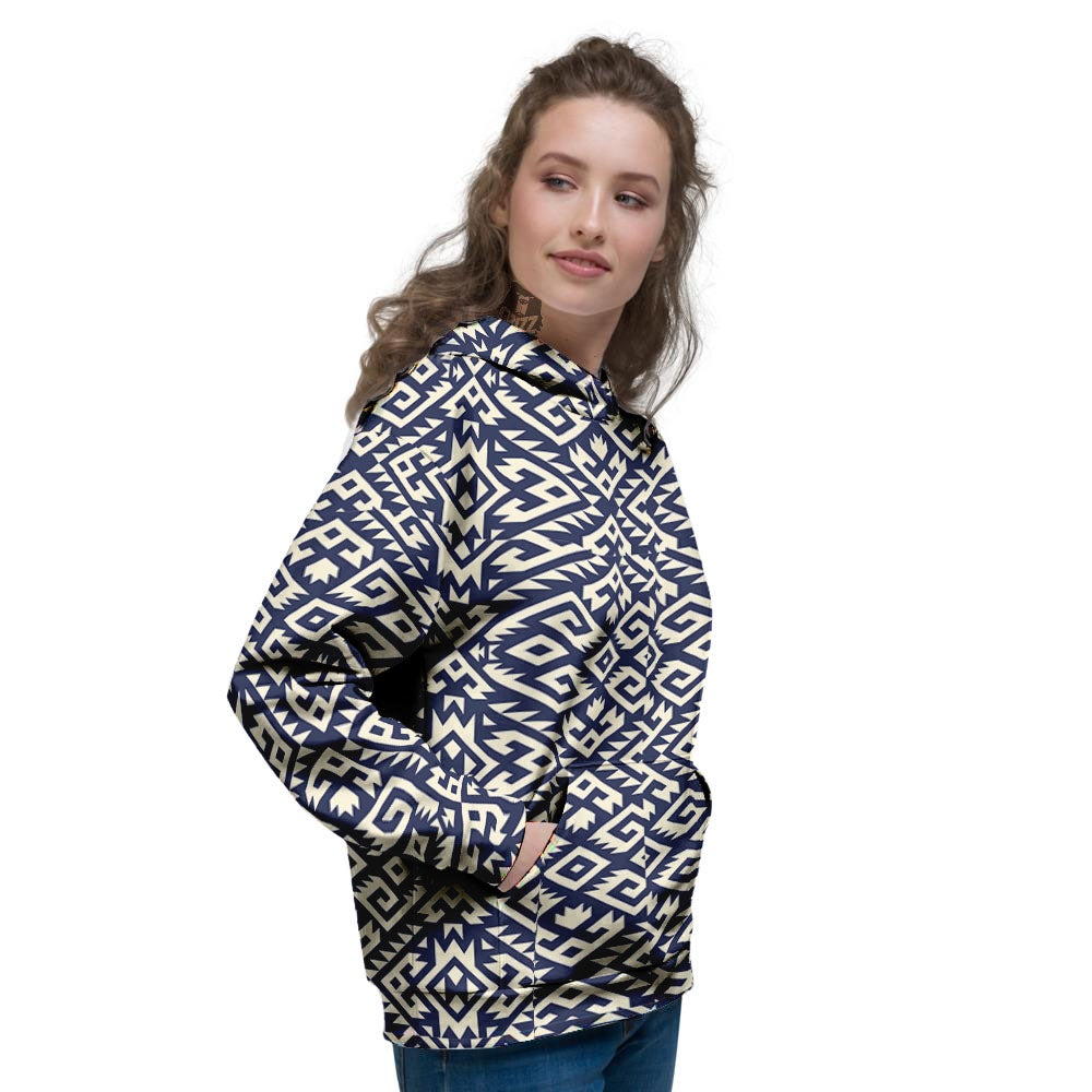 Navajo Native Indian Print Pattern Women's Hoodie-grizzshop