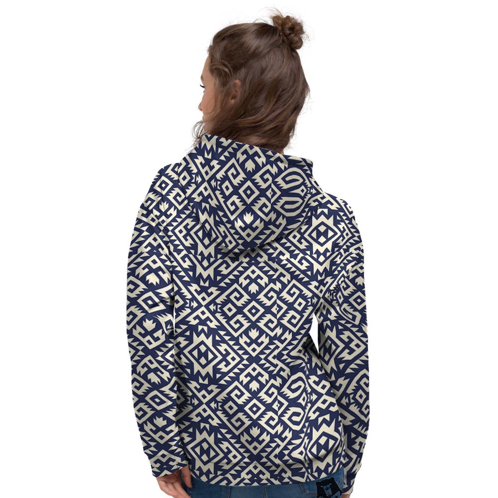 Navajo Native Indian Print Pattern Women's Hoodie-grizzshop