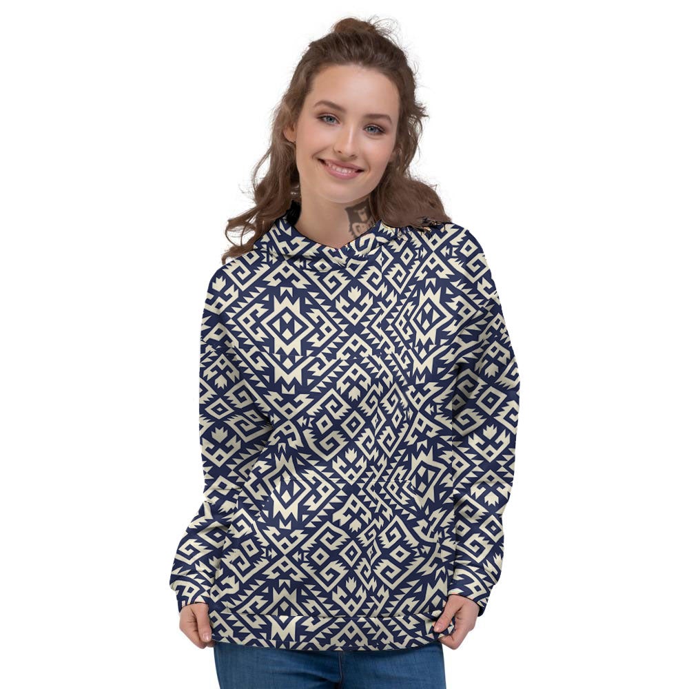 Navajo Native Indian Print Pattern Women's Hoodie-grizzshop