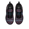 Navajo Retro Tribal Print Pattern Black Sneaker-grizzshop