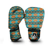 Load image into Gallery viewer, Navajo Teal Southwestern Print Pattern Boxing Gloves-grizzshop