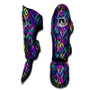 Navajo Triangle Ethnic Print Pattern Muay Thai Shin Guards-grizzshop