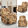 Navajo Tribal Aztec Native Indians American Pendleton Print Recliner Cover-grizzshop